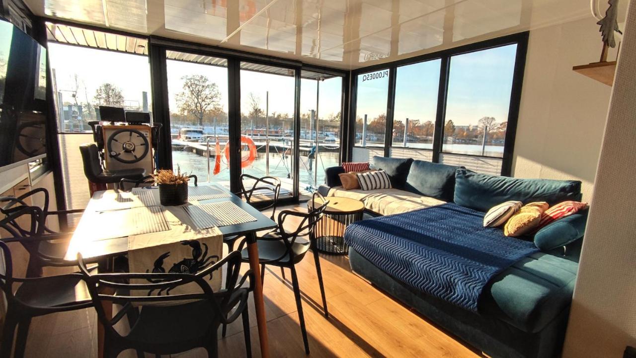 ורוצלב Houseboat Water King Apartament Plywajacy Dom Na Wodzie, 7 Os מראה חיצוני תמונה