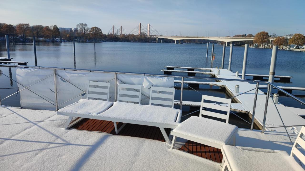 ורוצלב Houseboat Water King Apartament Plywajacy Dom Na Wodzie, 7 Os מראה חיצוני תמונה
